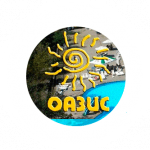Логотип аквапарка Оазис официальный сайт